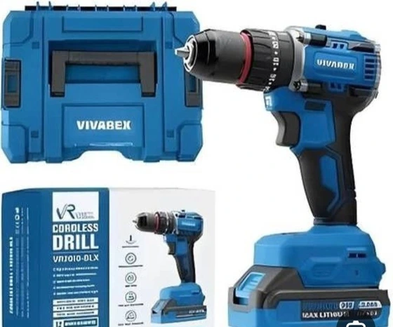 دریل شارژی 20 ولت براشلس چکشی ویوارکس مدل VR2010V-IBL